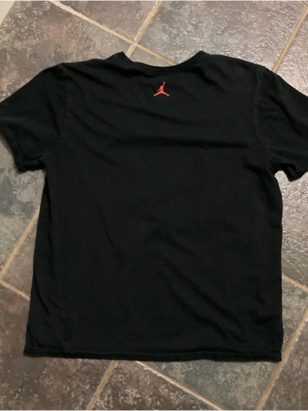 Jordan Black 'Dunk Above' Graphic Tee with Multicolor Print Men’s Size XL